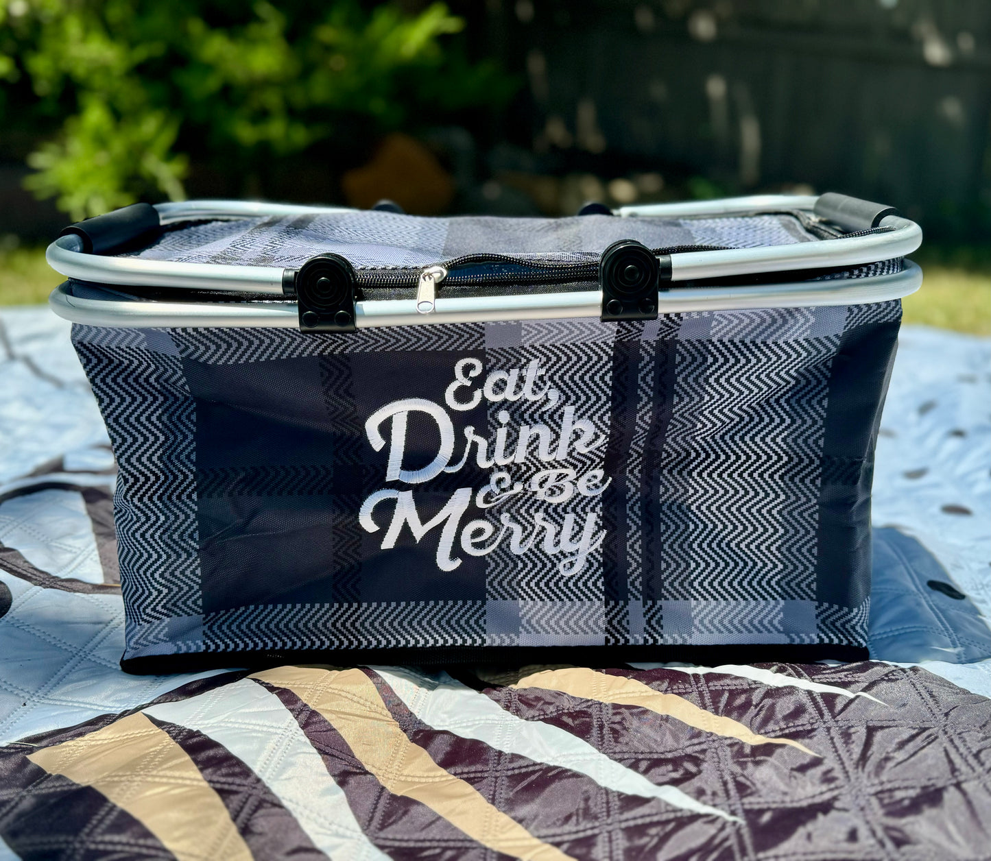 Eat, Drink & Be Merry Picnic Basket