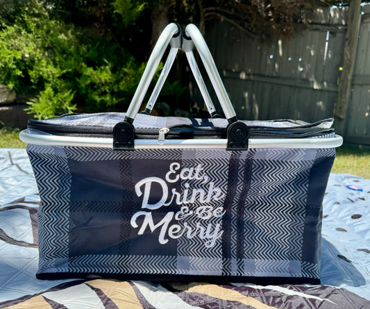 Eat, Drink & Be Merry Picnic Basket