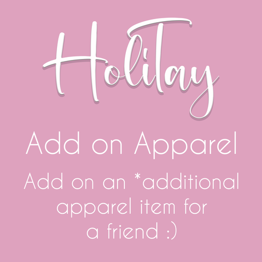 HoliTAY Apparel Add On